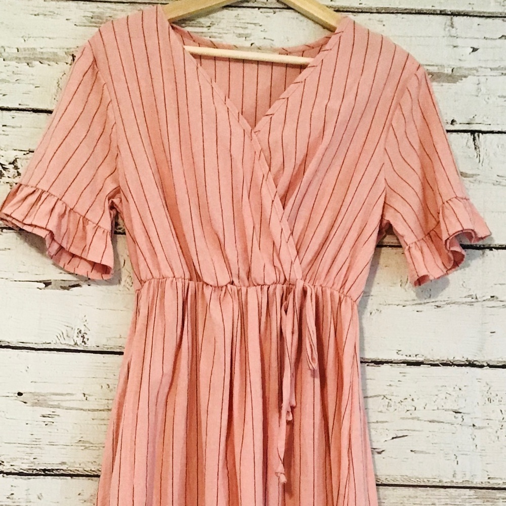 Lovely In Pink Midi Dress